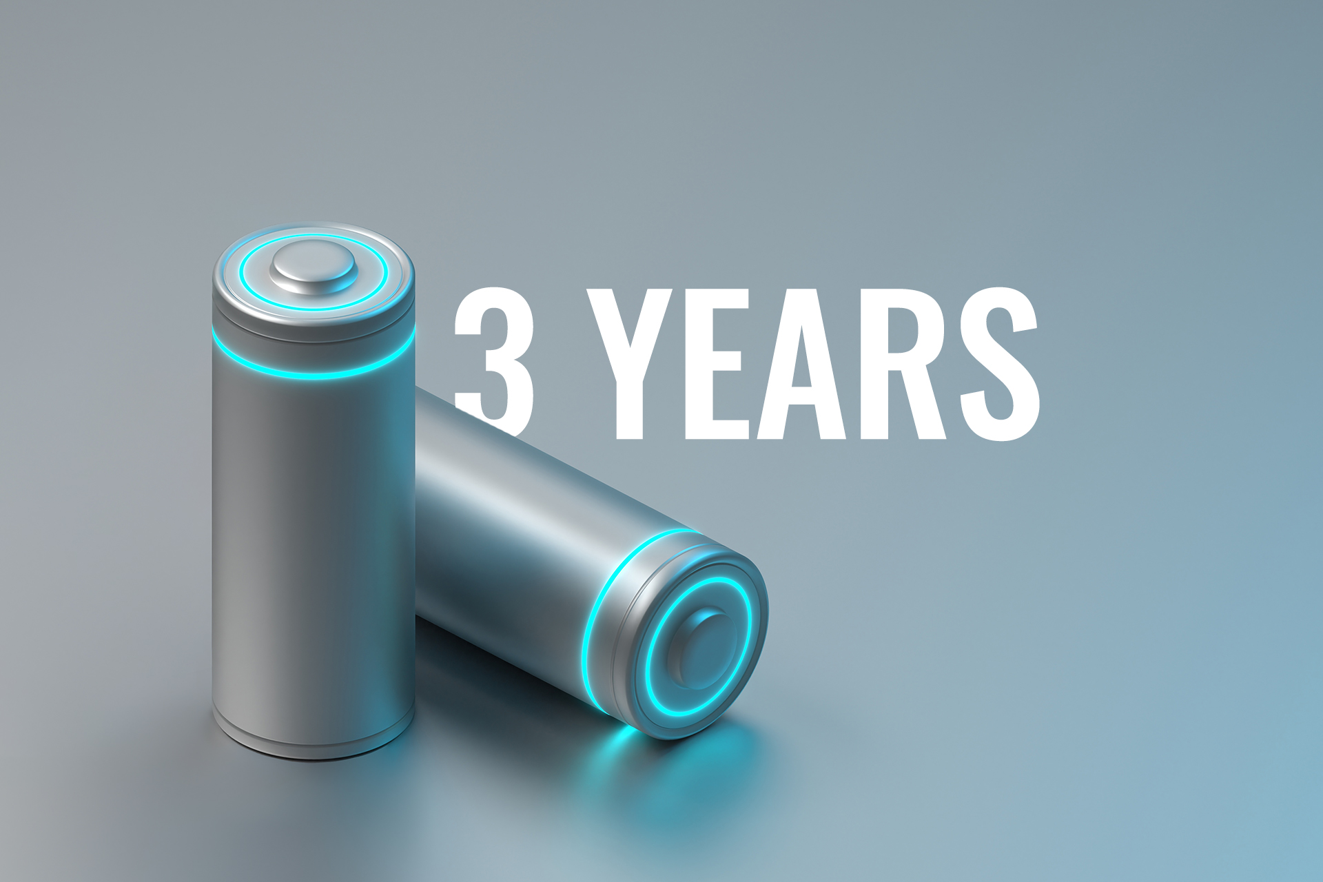 Duração da bateria de até 3 anos*